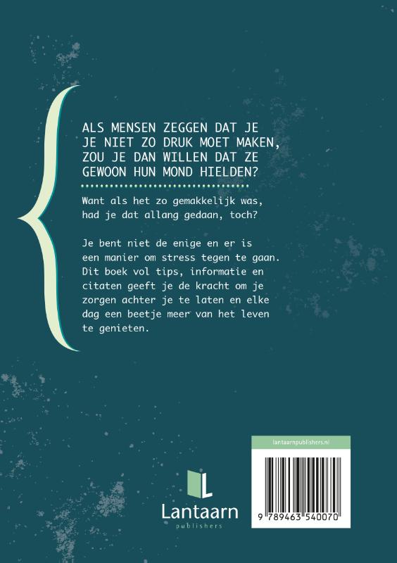 How to destress achterkant