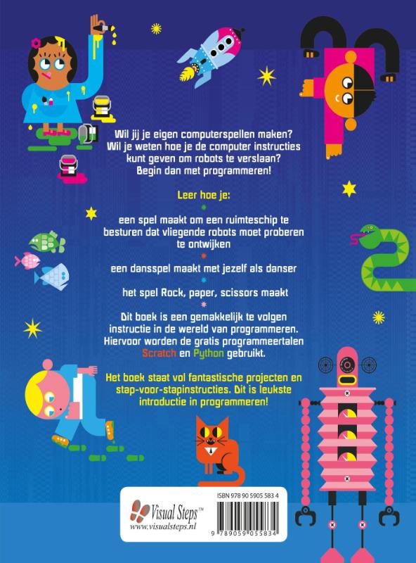 Beginnen met programmeren met Scratch en Python achterkant