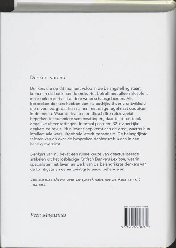 Denkers Van Nu achterkant