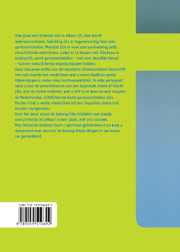 Het Juiste Medicijn / 2007 / Druk Heruitgave achterkant