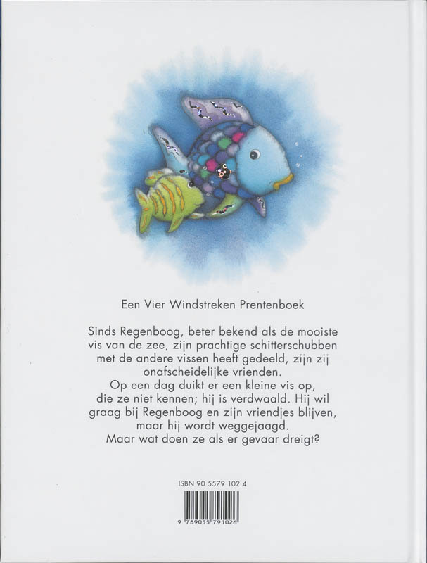 De mooiste vis van de zee helpt een ander / De mooiste vis van de zee achterkant