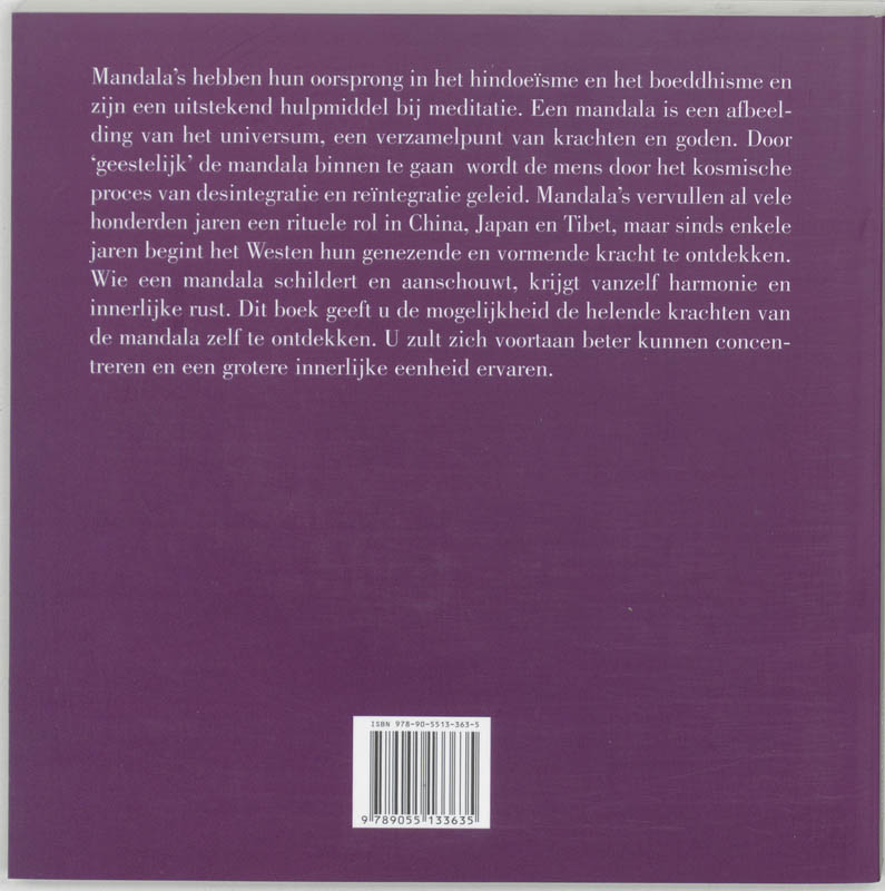 Mandala's achterkant