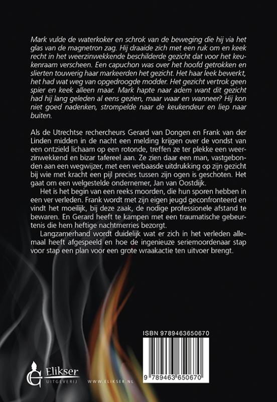 De blauwe sleutel achterkant