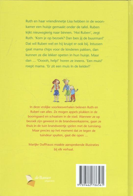 Muis in huis! / Avonturen van Ruth en Ruben achterkant