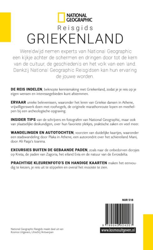 Griekenland / National Geographic Reisgids achterkant