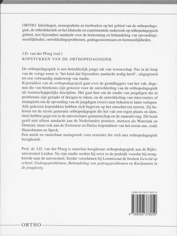 Kopstukken van de orthopedagogiek achterkant