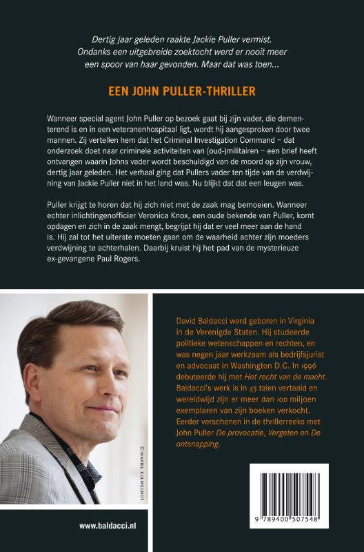 Niemandsland / John Puller / 4 achterkant