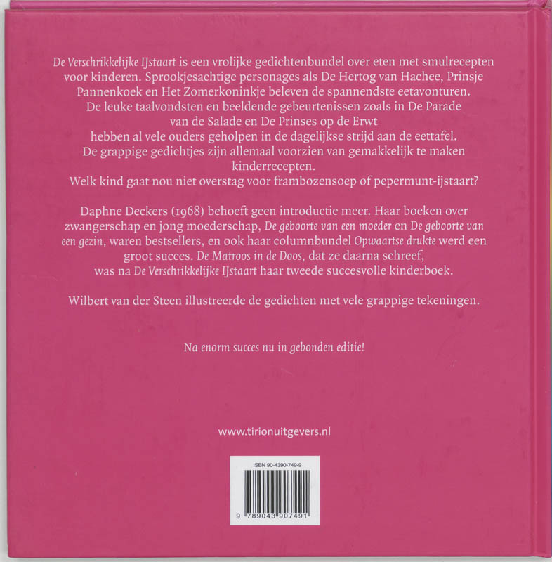 De Verschrikkelijke Ijstaart achterkant