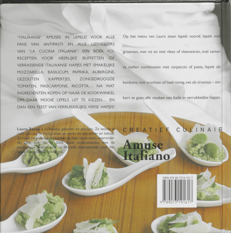 Amuse Italiano / Creatief Culinair achterkant