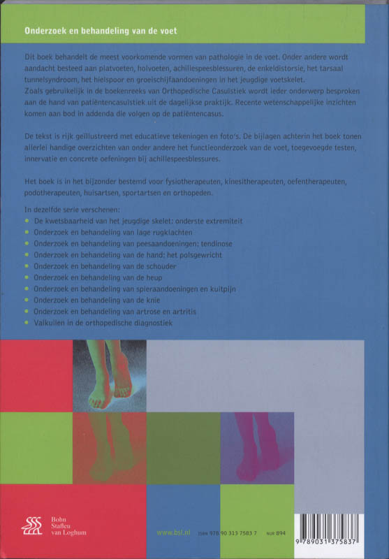 Onderzoek en behandeling van de voet / Orthopedische casuïstiek achterkant