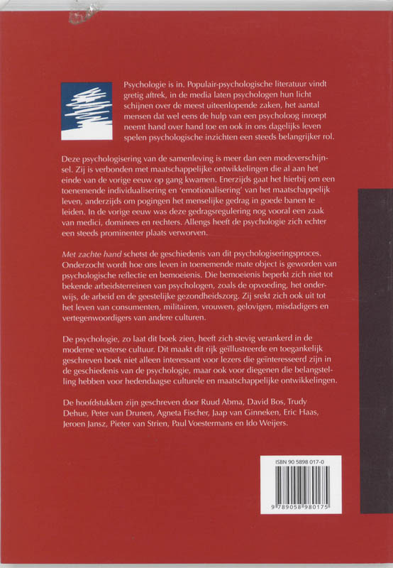 Met zachte hand achterkant