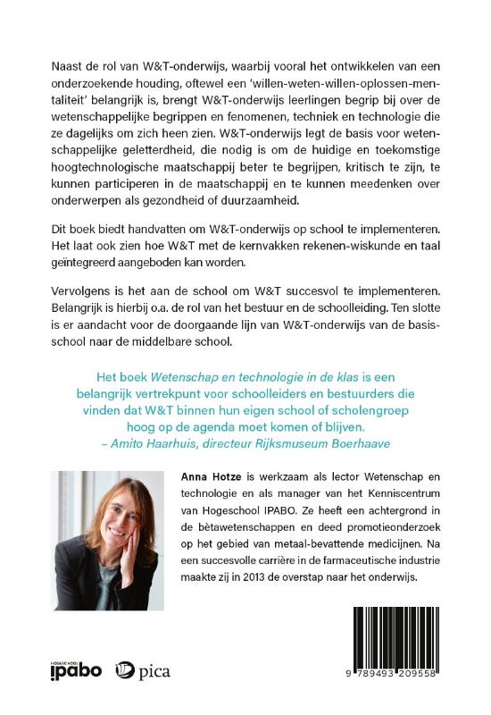 Leiderschap in de onderwijspraktijk - Wetenschap en technologie in de klas achterkant