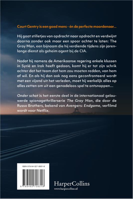 Onder schot / The Gray Man / 1 achterkant