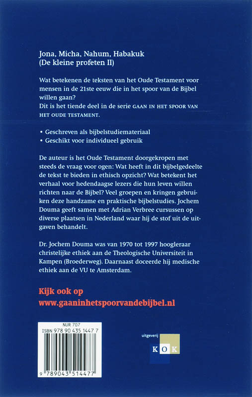 Jona Micha Nahum Habakuk achterkant