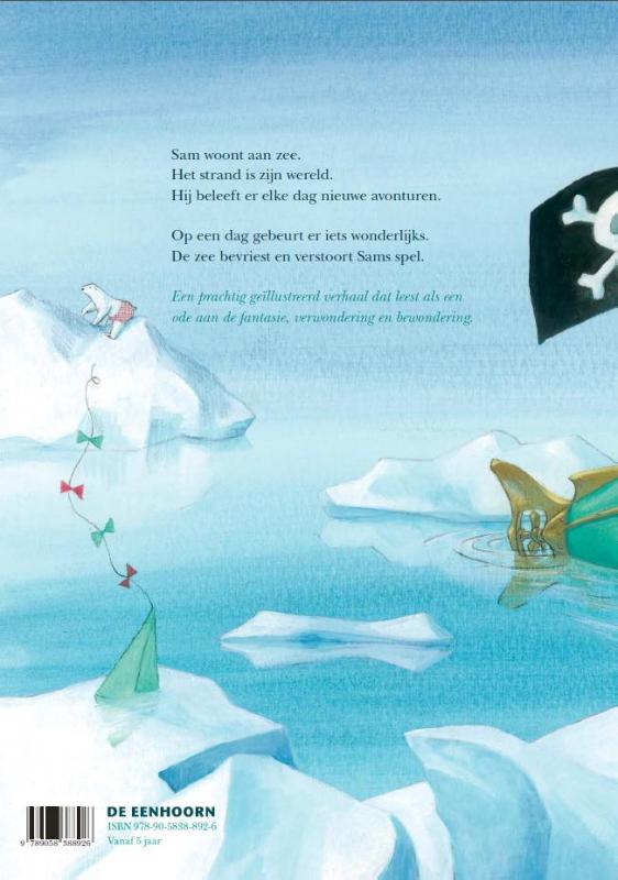 De bevroren zee achterkant