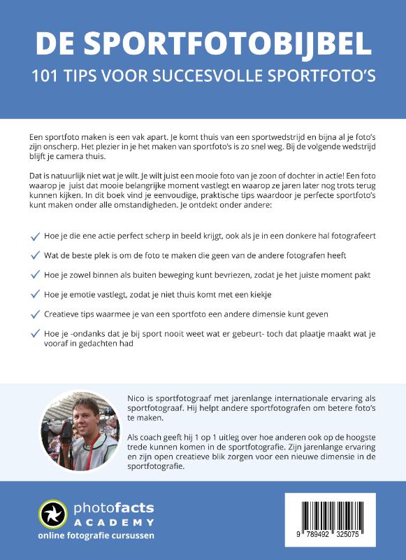 Fotobijbels 1 -   De Sportfotobijbel achterkant
