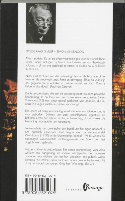 Goede Raad Is Vuur achterkant