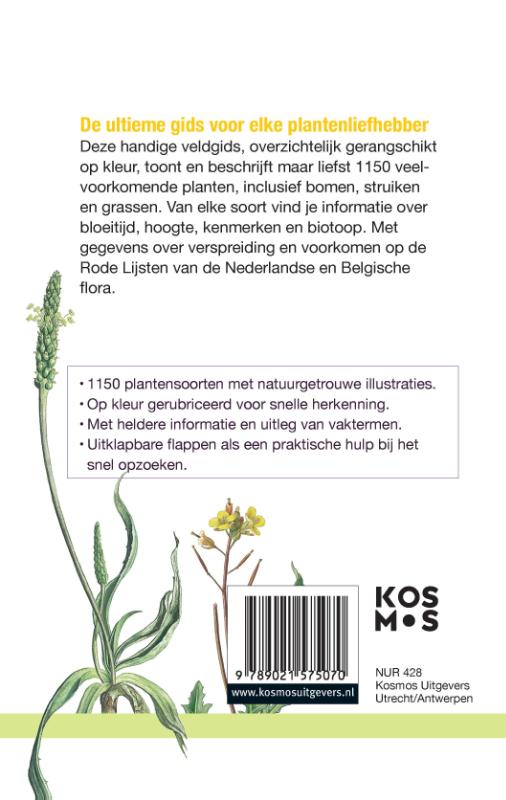 Nieuwe plantengids voor onderweg achterkant