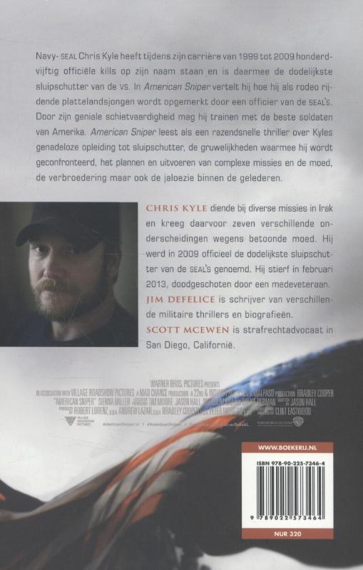 American Sniper achterkant
