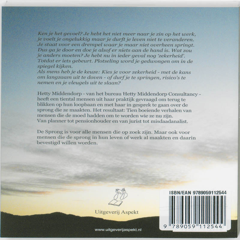 De Sprong achterkant