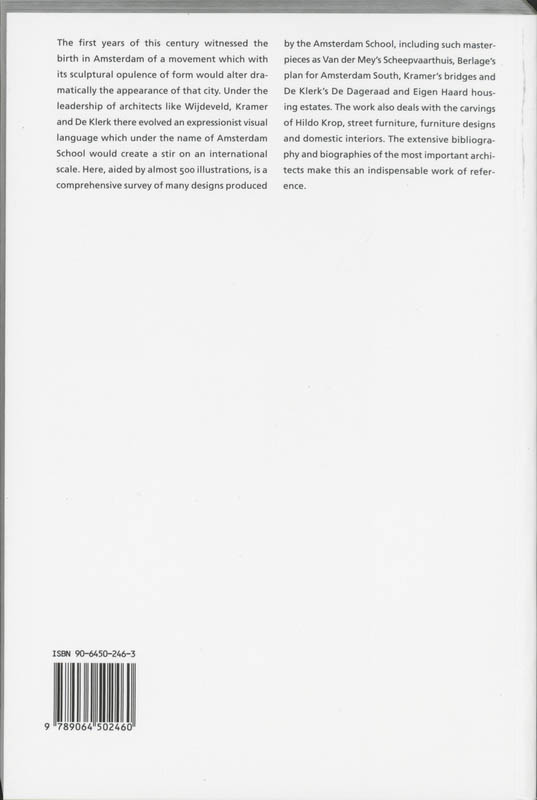 Amsterdam School achterkant