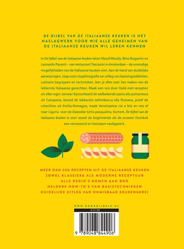 De bijbel van de Italiaanse keuken / Landenbijbels achterkant