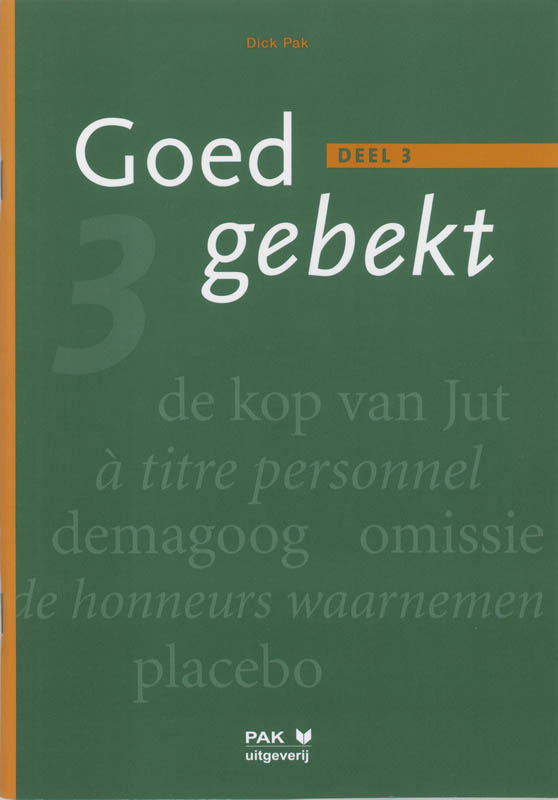 Goed gebekt 3 Leerlingenboek
