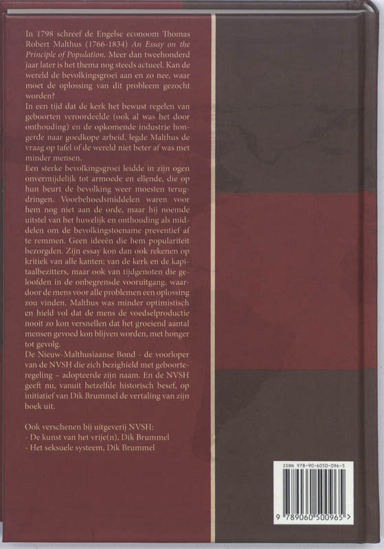 Over Bevolking achterkant