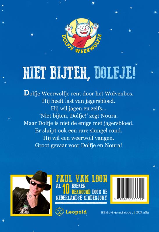 Niet bijten, Dolfje! / Dolfje Weerwolfje / 7 achterkant