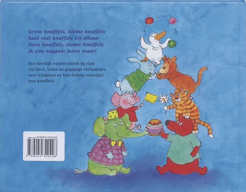 Het knuffelboek voor peuters en kleuters achterkant