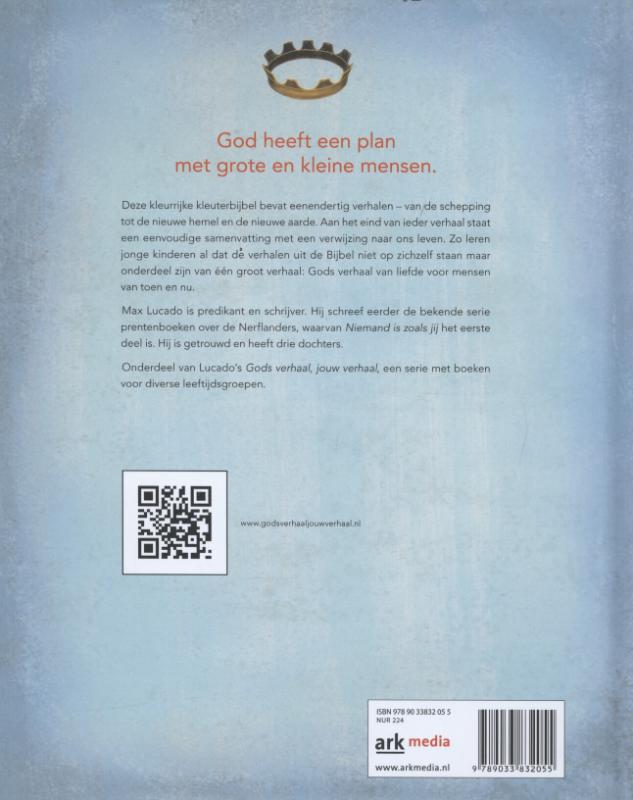 Gods verhaal, jouw verhaal voor kleuters achterkant