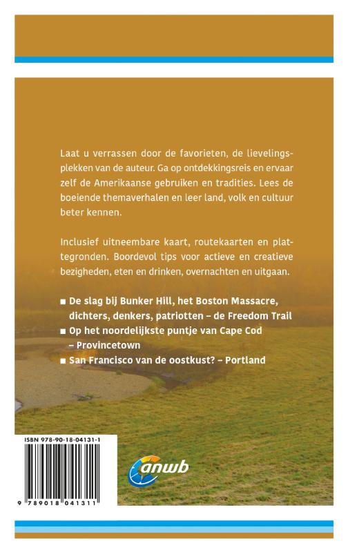 Boston & New England / ANWB ontdek achterkant