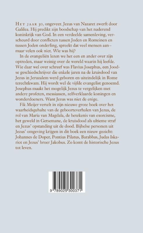 Jezus en de vijfde evangelist achterkant