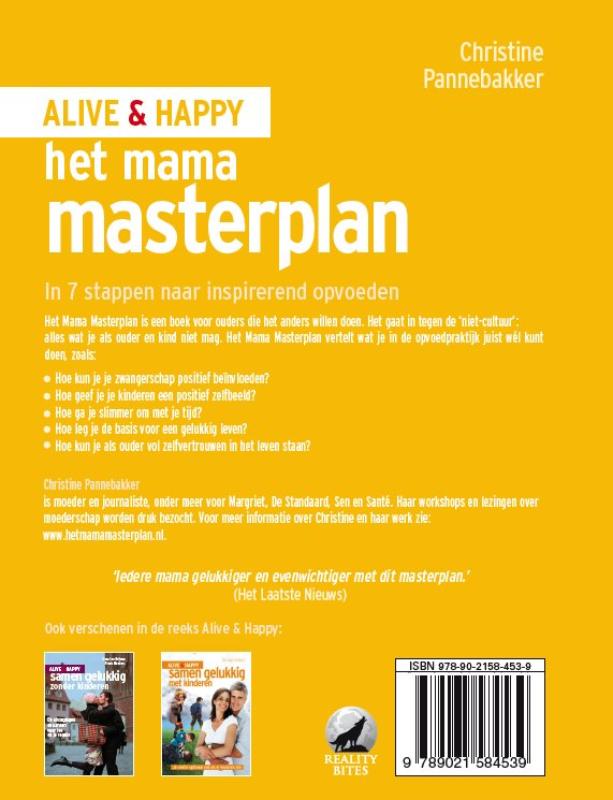 Het mama masterplan achterkant