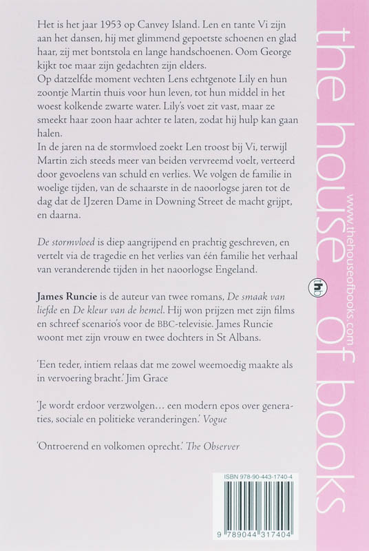 De Stormvloed achterkant