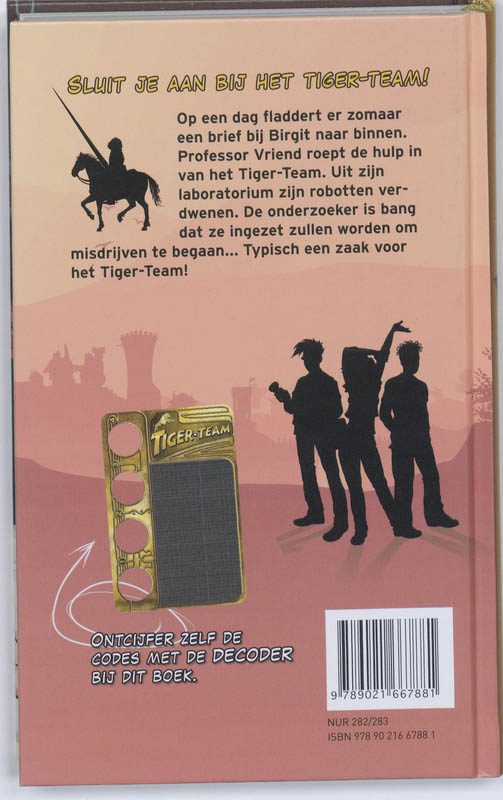 De robotridders / Tiger-team / 4 achterkant