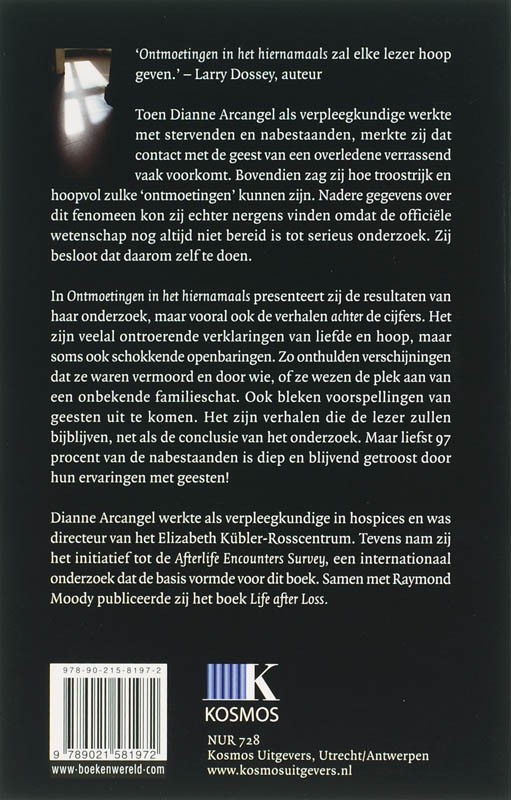 Ontmoetingen In Het Hiernamaals achterkant