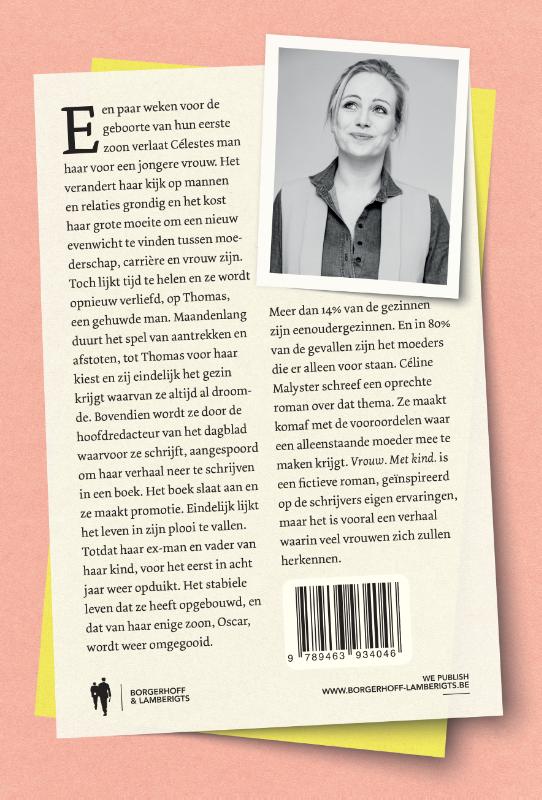 Vrouw. Met kind. achterkant