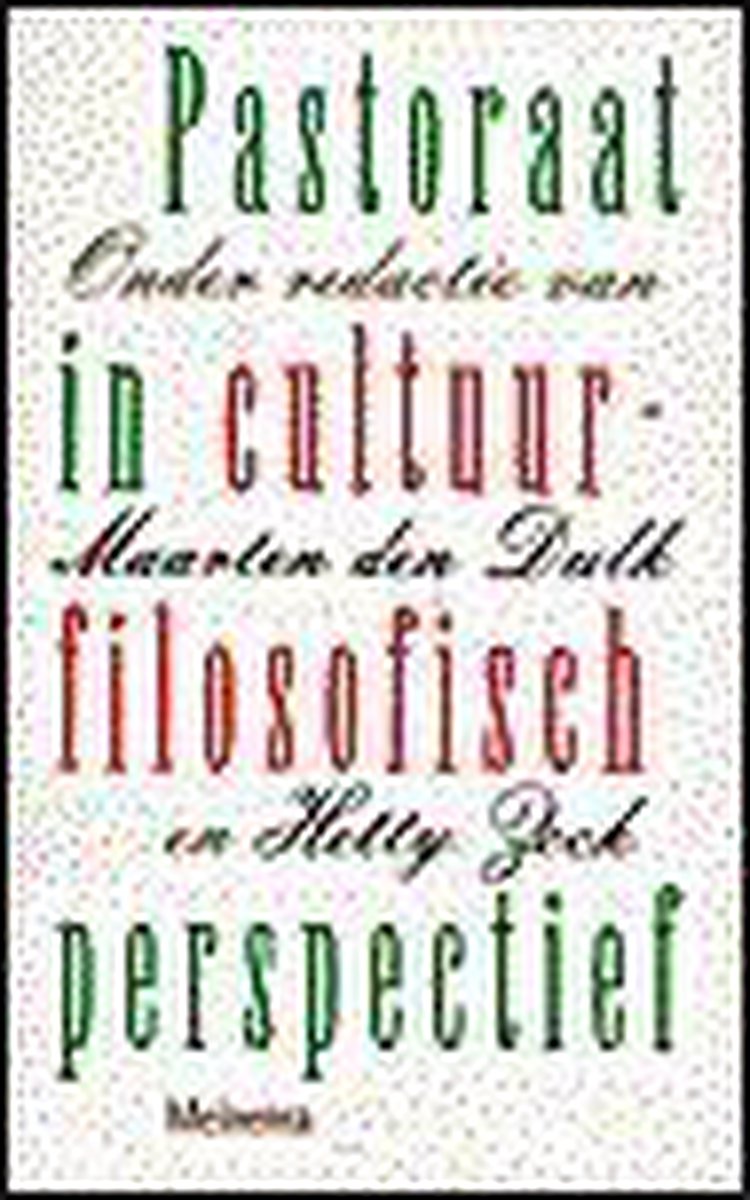 Pastoraat Cultuurfilosofisch Perspectief