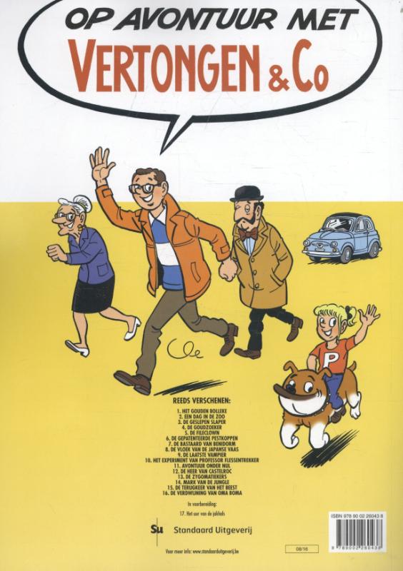 Vertongen & Co 16 -   De verdwijning van Oma Boma achterkant