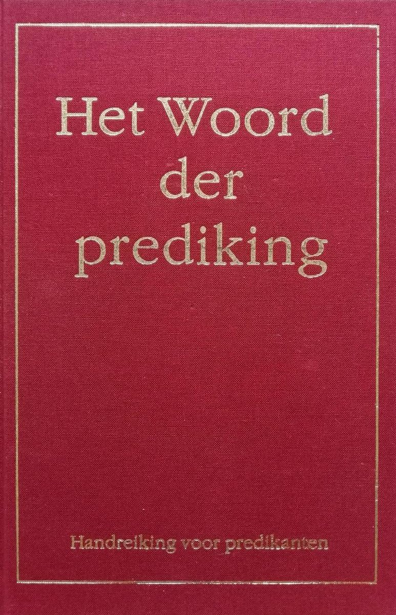Woord der prediking 1, het
