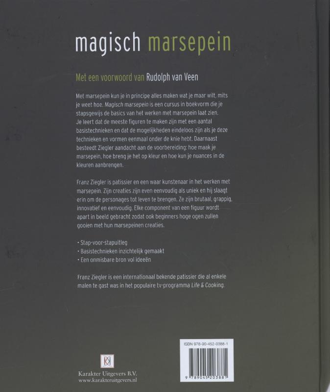 Magisch marsepein achterkant