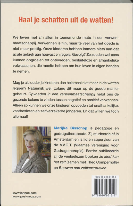 Opvoeden In Een Verwenmaatschappij achterkant