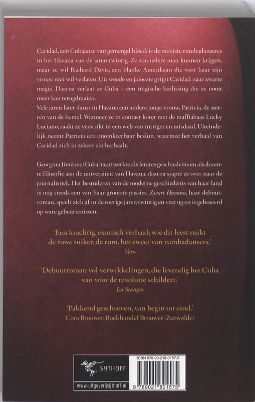 Zwart Havana achterkant