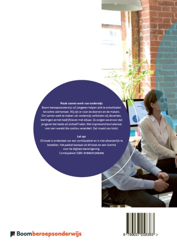 Modulepakket Organiseren van een activiteit voor een opdrachtgever folio / Edu4all DP achterkant