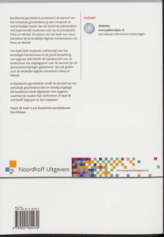 Basiskennis geschiedenis achterkant