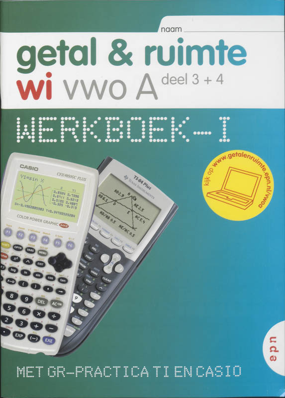 Getal en Ruimte / Vwo A 3 en 4 / deel Werkboek-i