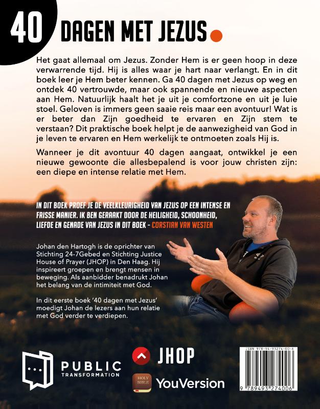 40 dagen met Jezus achterkant