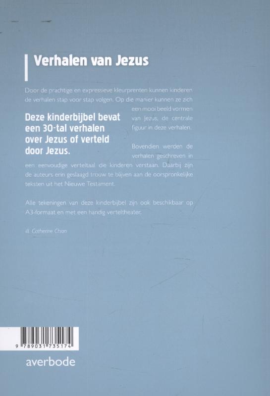 Verhalen van Jezus achterkant
