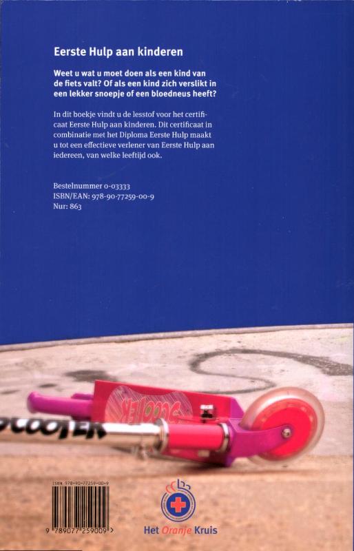 Eerste Hulp aan kinderen achterkant